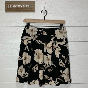 LOFT Floral Skirt Size XS